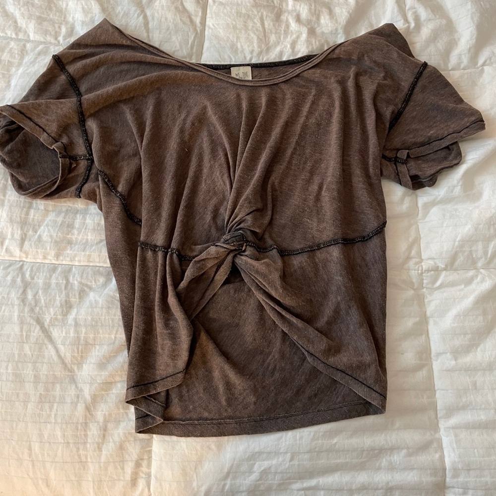 Free people cropped T-shirt